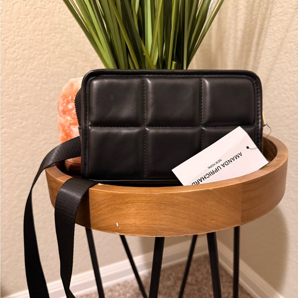 Amanda Uprichard Handbags - Amanda Uprichard Quilted Belt Bag – Black Puffer Waist Crossbody Bag